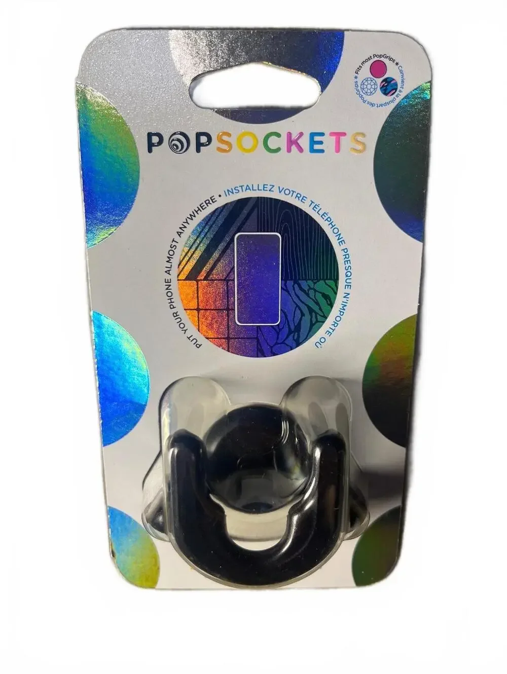 PopSockets PopMount 2 Multi-Surface Phone Mount Holder - Black - New
